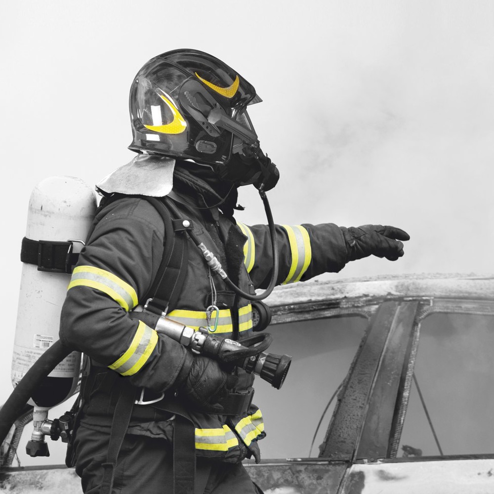 Casque Euromast d'intervention pour les sapeurs-pompiers