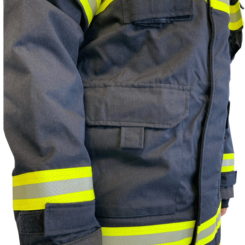 veste d'intervention incendie avec velcro